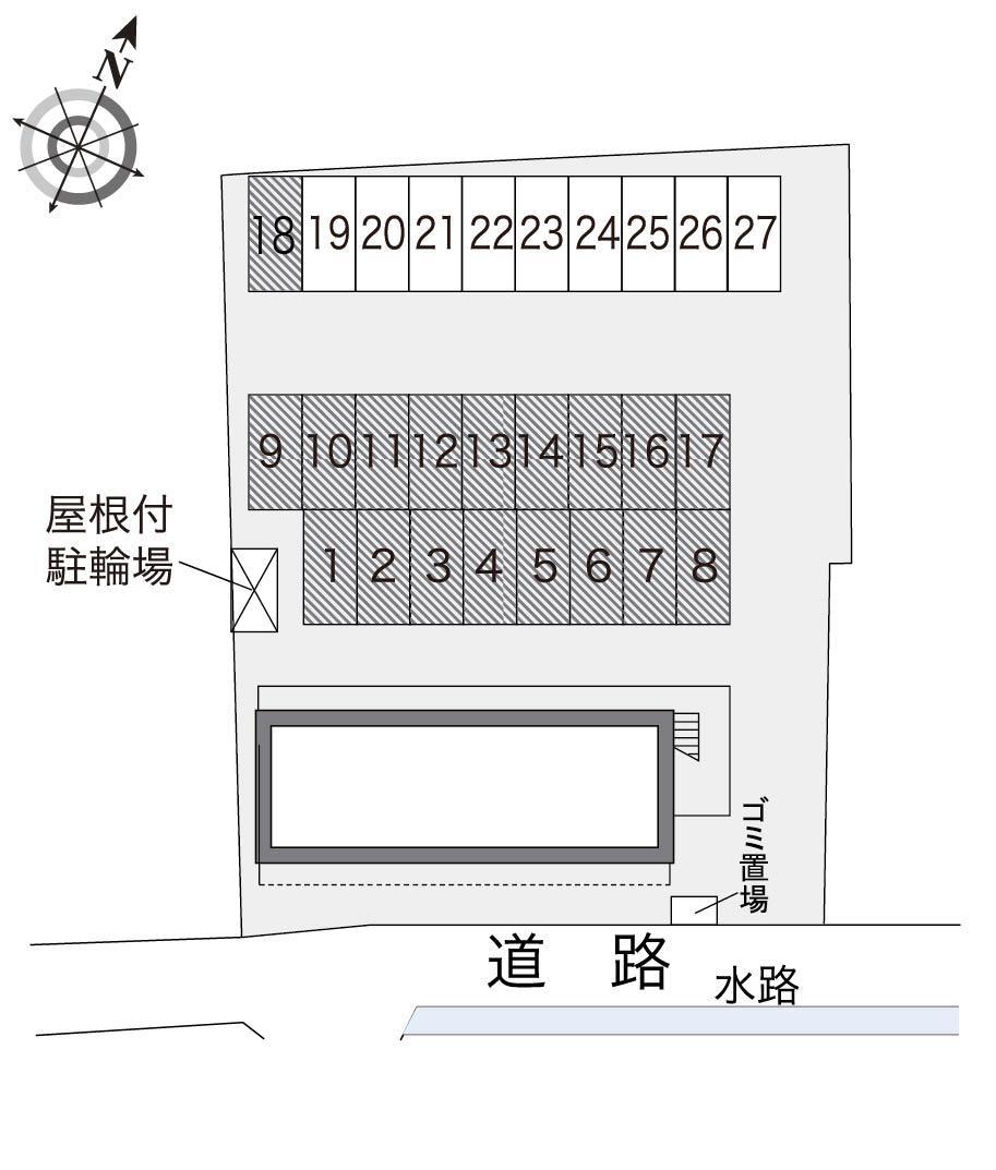 リヴェール(14242)の駐車配置図