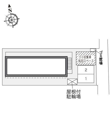 シャルマンユウハイツ(34933)の駐車配置図
