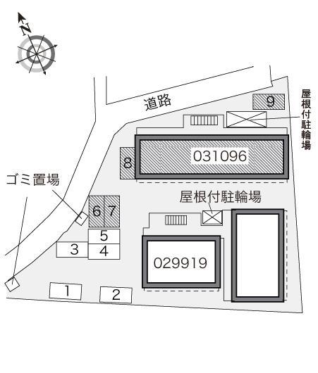 ベル　ツリーⅡ(31096)の駐車配置図