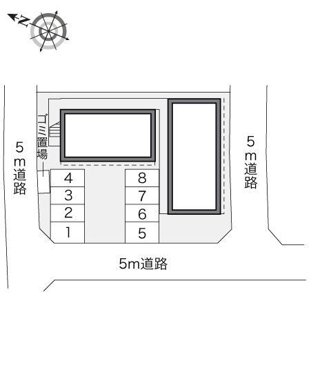 エトワール(17736)の駐車配置図
