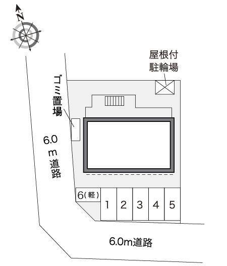ヒルズ日野Ⅱ(28336)の駐車配置図
