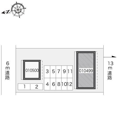 ドリーム大平台Ａ(10499)の駐車配置図