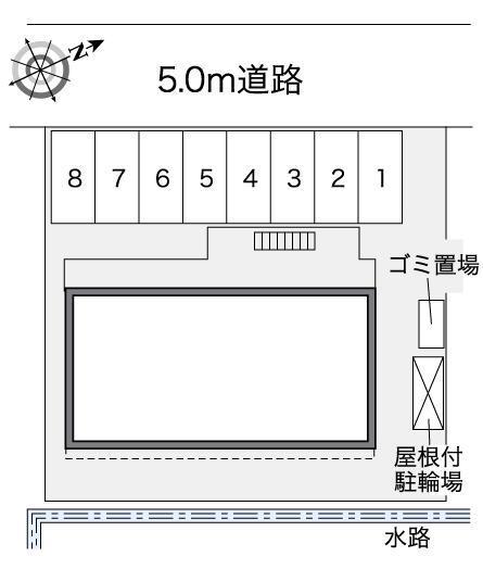 ｎｏｎｏ(35210)の駐車配置図