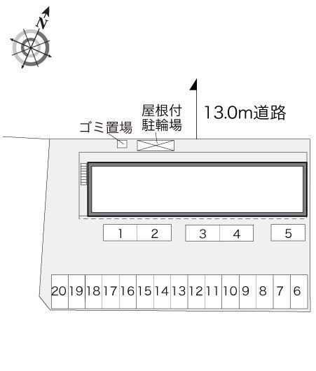 Ｋ(30871)の駐車配置図