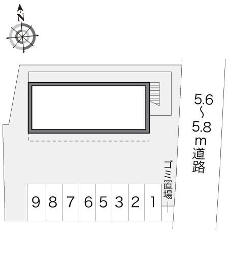 Ｂ・Ｐ２４６Ａ館(13659)の駐車配置図