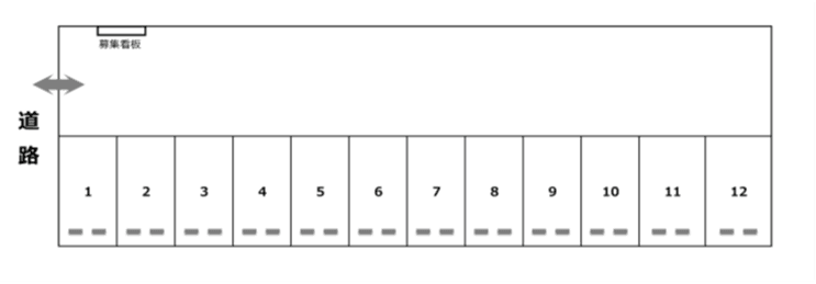 パーキングエリア10の駐車配置図