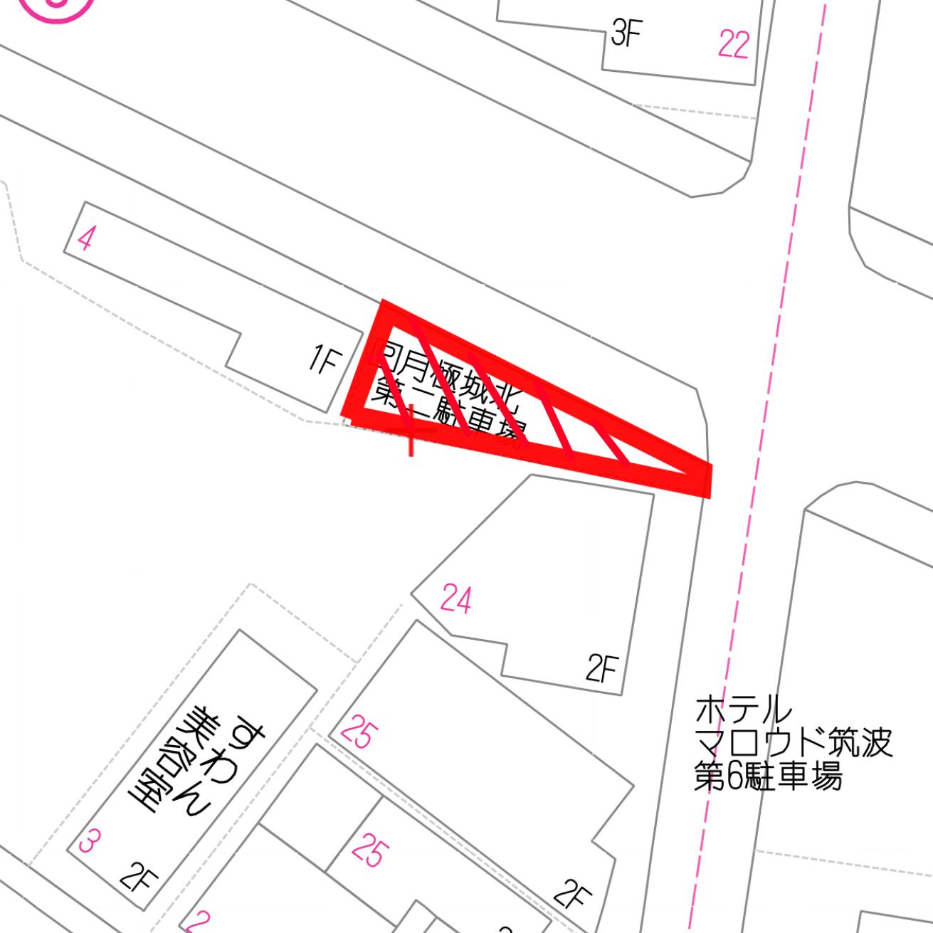 城北第2駐車場の外観・駐車場イメージ1枚目