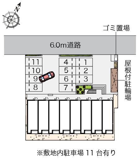 グリーチネ(54648)の駐車配置図