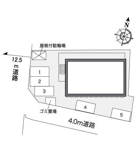 富士見(38680)の駐車配置図