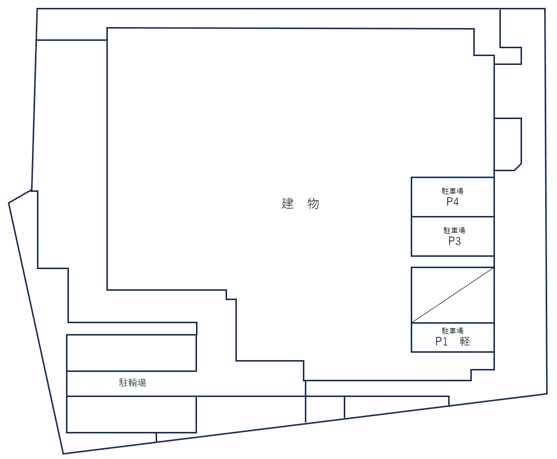 フュージョナル赤羽ＥＡＳＴの駐車配置図
