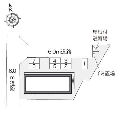いずみ２(31619)の駐車配置図