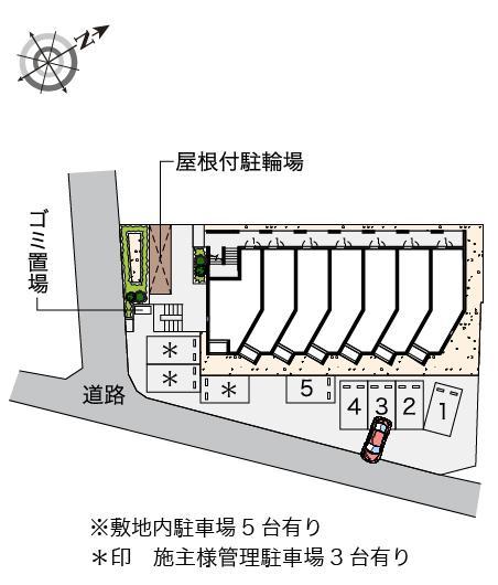 太田川(53180)の駐車配置図