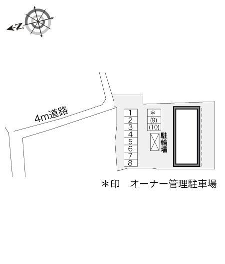 リバーサイドホーム下浜田(14338)の駐車配置図