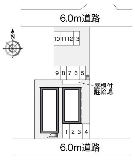 サンフラワー(25085)の駐車配置図