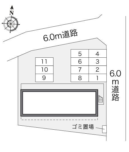 彩(22555)の駐車配置図