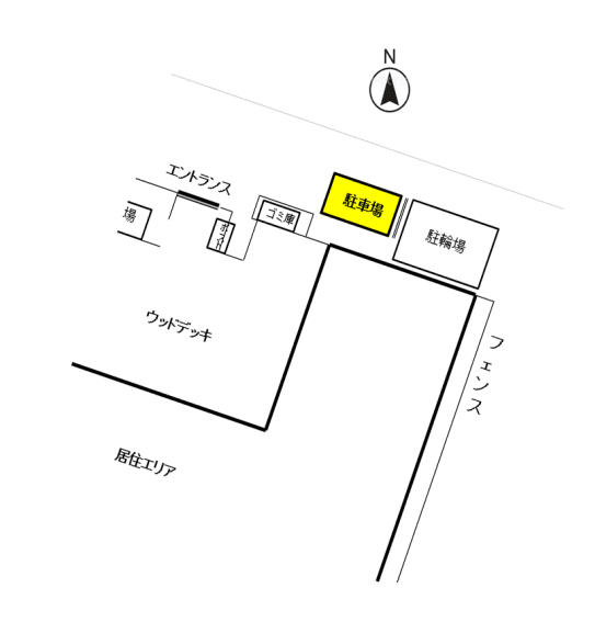 ｔｒｅｉｚｅの駐車配置図