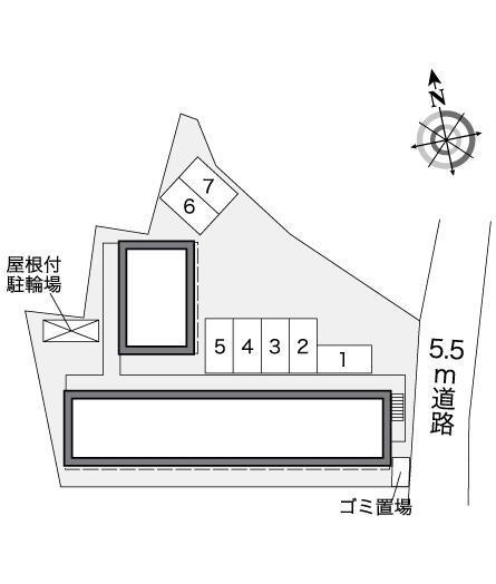 ブルーグラスⅣ(39469)の駐車配置図