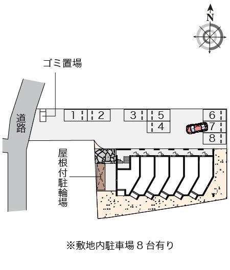 田中(53359)の駐車配置図