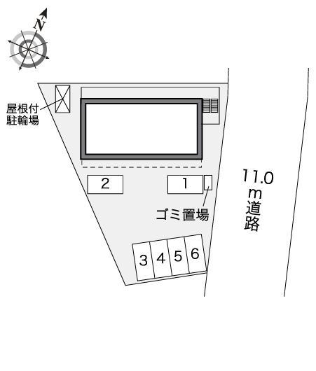 ピーコック(41561)の駐車配置図