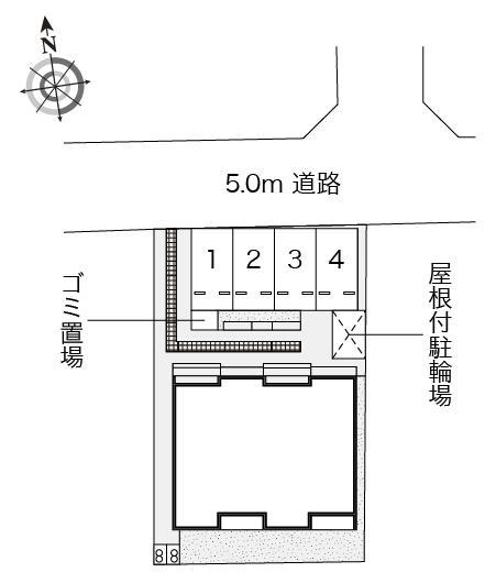 大南Ⅱ(54464)の駐車配置図