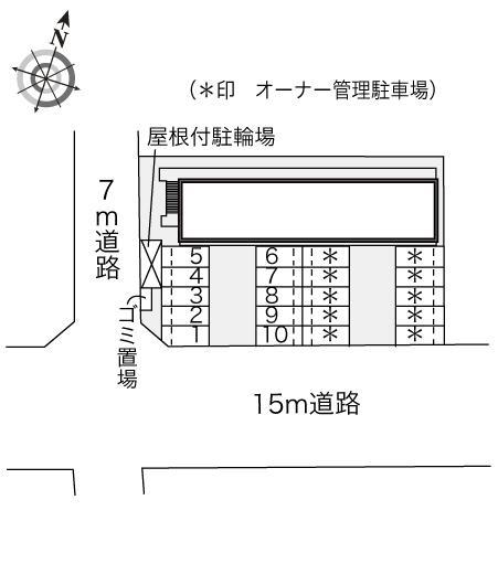 桜(23593)の駐車配置図