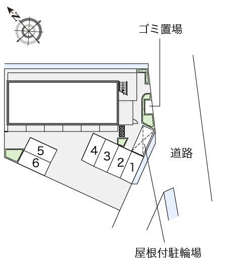 クレール(16557)の駐車配置図