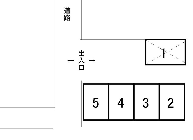 ソングパーキング2の駐車配置図