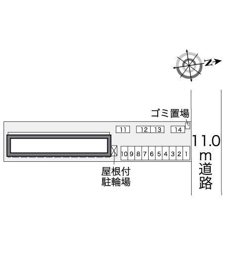 西部(26746)の駐車配置図