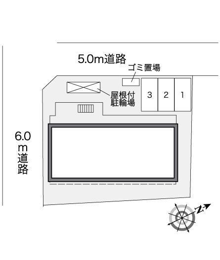 はしば２(26686)の駐車配置図