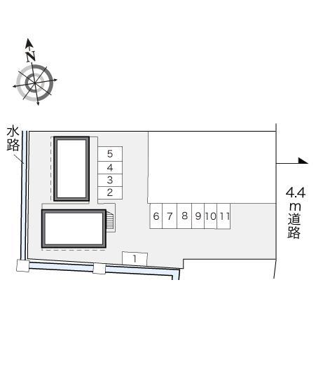 グランディア(18170)の駐車配置図