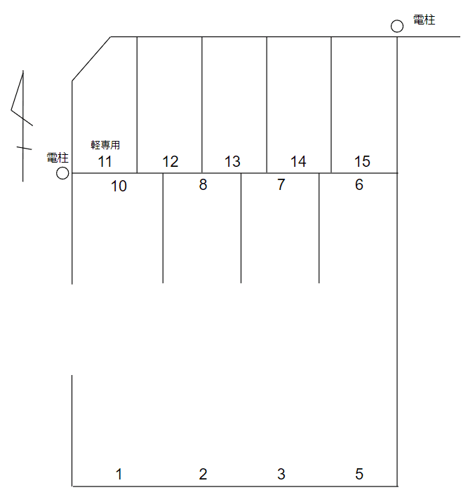 ６２４の駐車配置図