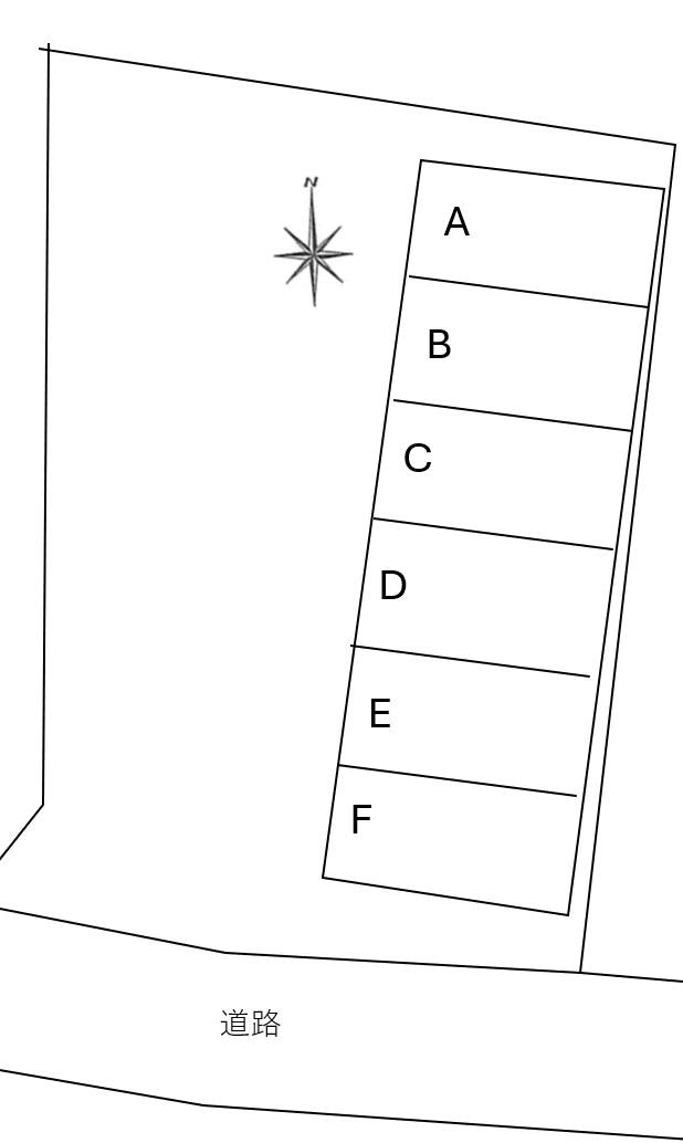 深志野駐車場の駐車配置図