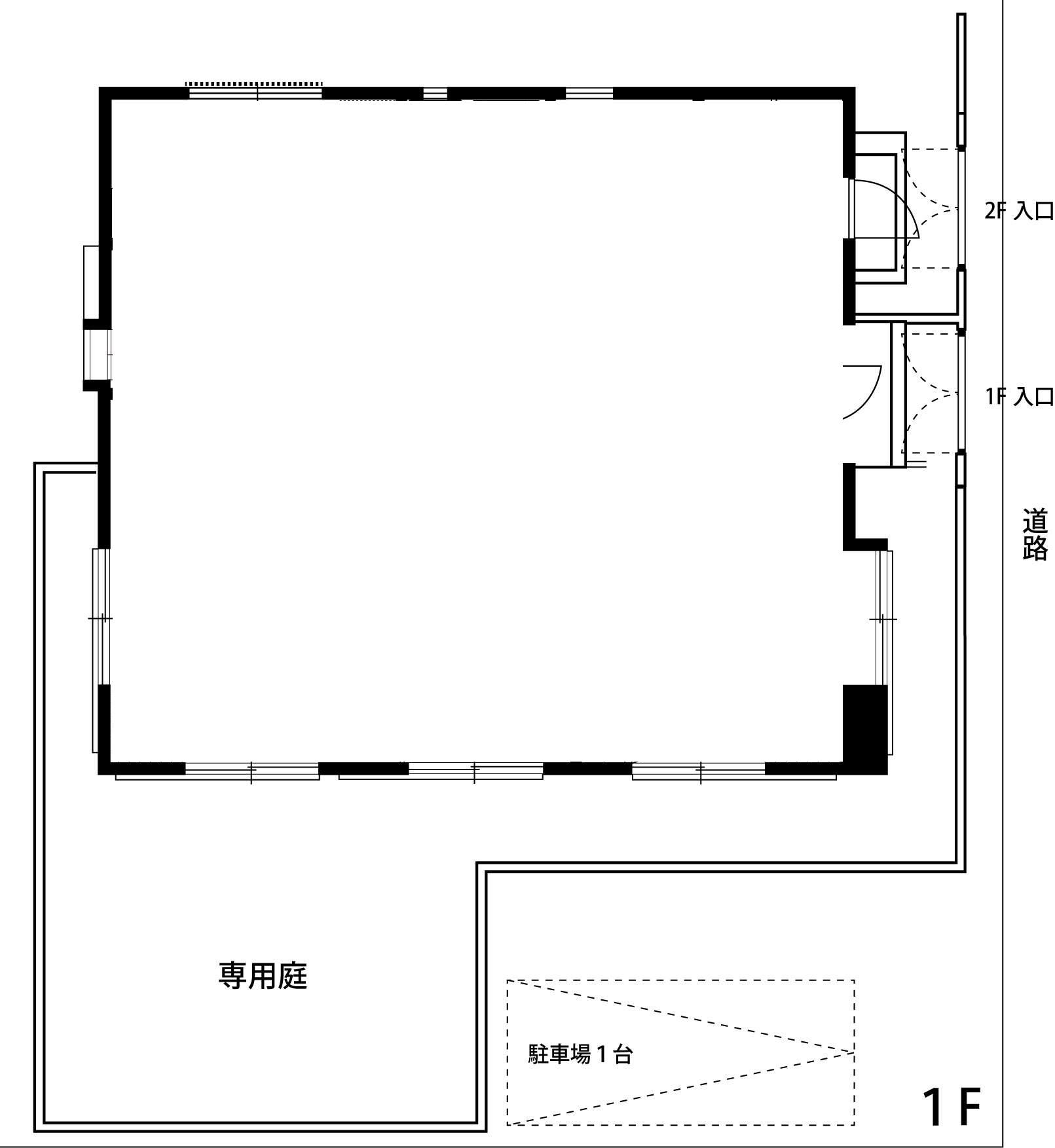 エクセレント駐車場の駐車配置図