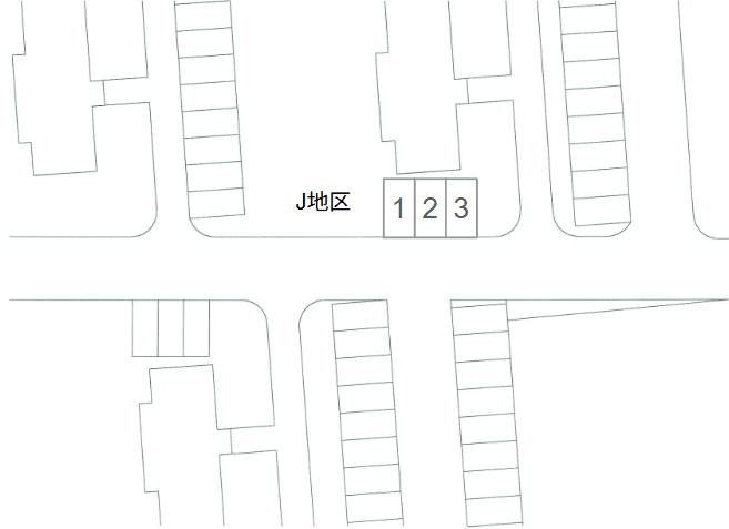 幸町_Ｊ地区の駐車配置図