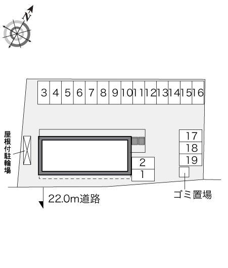 コスモスバル(34937)の駐車配置図