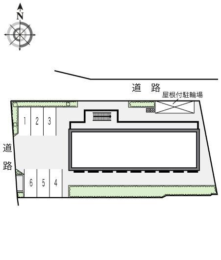 ソレイユ(14173)の駐車配置図