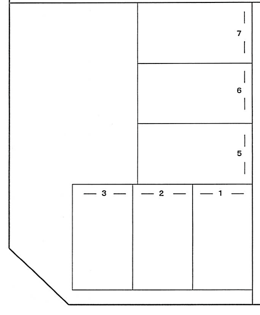 ２５４の駐車配置図