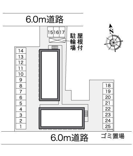 ＥｉｇｈｔｙⅠ(26194)の駐車配置図