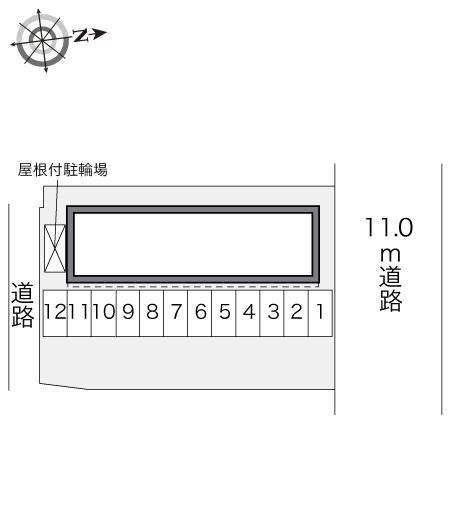 西松江城(29619)の駐車配置図