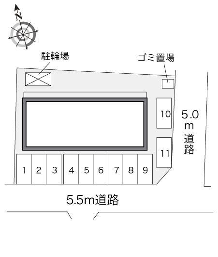 Ｆｕｊｉｍｉ(23332)の駐車配置図