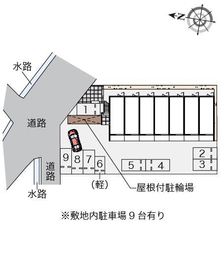 クレイノクレセント(55610)の駐車配置図