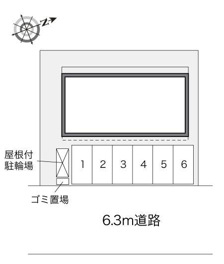 シーダー　２(29996)の駐車配置図