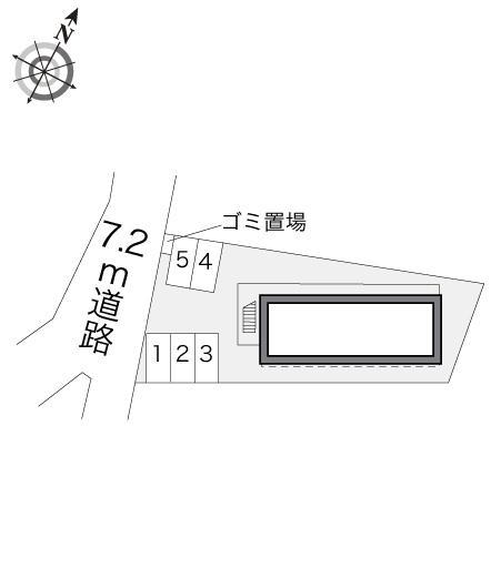 クレールアビコ(14649)の駐車配置図