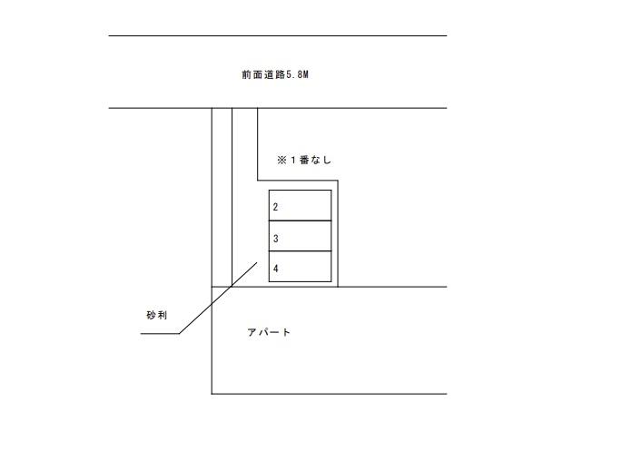 鷺沼台4丁目駐車場の駐車配置図