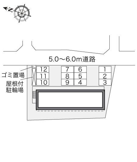 沢野(28287)の駐車配置図