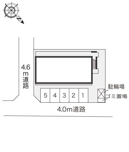 東沖野(18440)の駐車配置図