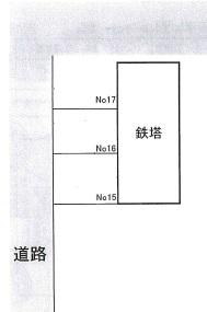 矢島駐車場の駐車配置図