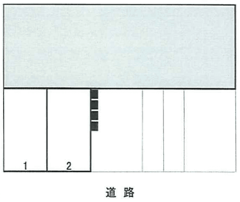 将監6丁目Kパーキングの駐車配置図