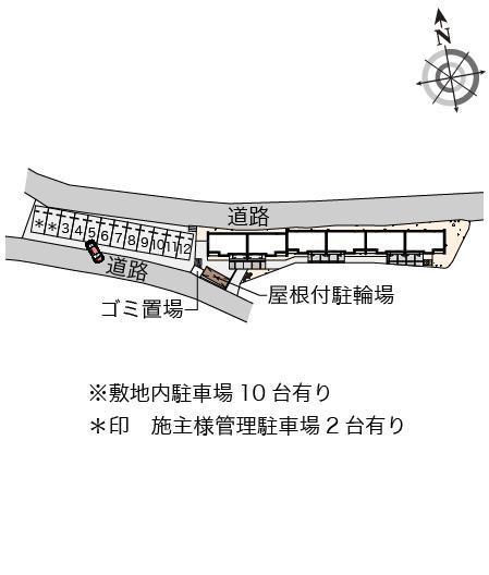 クレイノメロンヴィーブルⅡ(56471)の駐車配置図