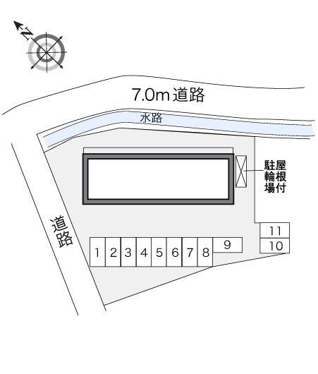 ウィステリア(24083)の駐車配置図